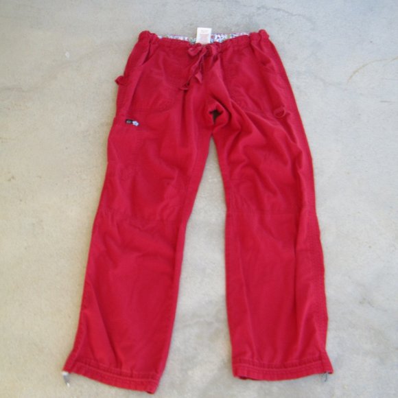 Koi 701 Lindsey Red Scrub Pants, M